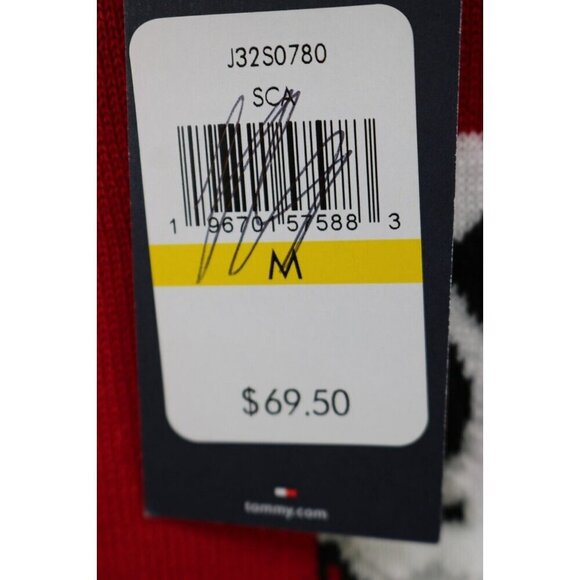 Tommy Hilfiger Women's Red Long Sleeve Sweater-Polar Bear-Size Medium-New w/Tags - Picture 5 of 8